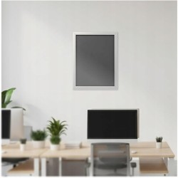 Outlet Ramka zatrzaskowa A4 plakatowa OWZ Albyco 21x29.7cm srebny