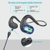 Outlet Słuchawki Bezprzewodowe iDIGMALL Open Ear BT 5.4 z mikrofonem Czarne