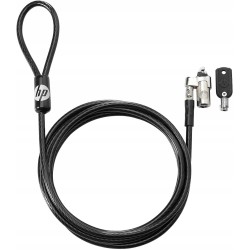 Outlet HP T1A62AA Keyed Cable Lock 10 mm długość kabla 1,8 m czarny
