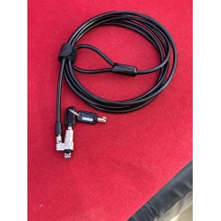 Outlet HP T1A62AA Keyed Cable Lock 10 mm długość kabla 1,8 m czarny
