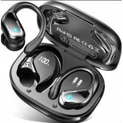 USZKODZONY Słuchawki bezprzewodowe zauszne Elonix Bx27 Bluetooth zasięg 10m