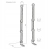 Outlet Uchwyt VESA na soundbar do telewizora Maclean MC-335 15 kg 75x75