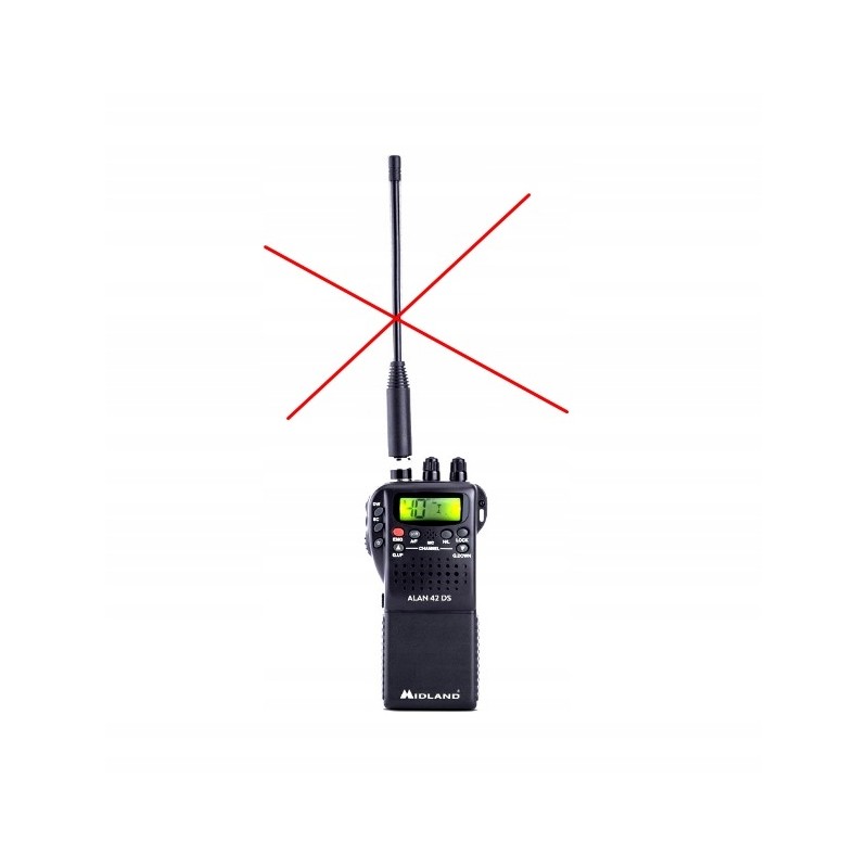 Outlet Midland Alan 42 DS radio CB ręczne AM FM 40 kanałów przenośne OPIS