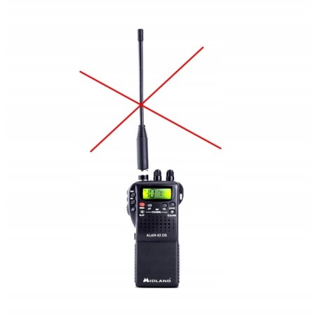 Outlet Midland Alan 42 DS radio CB ręczne AM FM 40 kanałów przenośne OPIS
