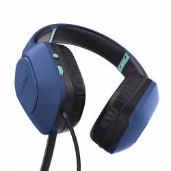 Outlet Słuchawki nauszne Trust Rayne GXT 418B 3,5 mm PC XBOX PS niebieski