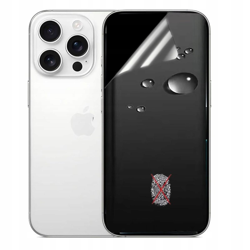Outlet Folia hydrożelowa Ecran do iPhone'a 16 Pro 6,3" matowa 2 sztuki
