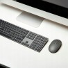 Outlet AMAZON BASICS Zestaw Bezprzewodowy Myszka + Klawiatura QWERTZ Szary
