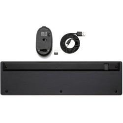 Outlet AMAZON BASICS Zestaw Bezprzewodowy Myszka + Klawiatura QWERTZ Szary