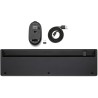 Outlet AMAZON BASICS Zestaw Bezprzewodowy Myszka + Klawiatura QWERTZ Szary
