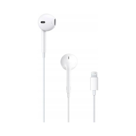 Outlet Słuchawki przewodowe douszne Apple EarPods (Lightning) białe dł.1.4m
