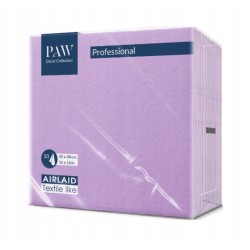 Outlet Serwetki Flizelinowe PAW 40x40 FIOLETOWE JASNE WRZOSOWE 50SZT