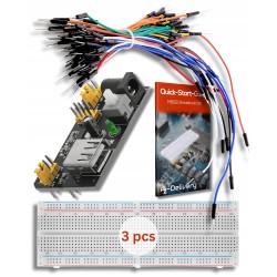 Outlet AZDelivery Zestaw MB102 Płytka Stykowa 830 3,3V 5V do Arduino