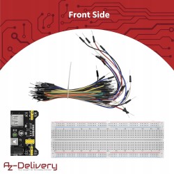 Outlet AZDelivery Zestaw MB102 Płytka Stykowa 830 3,3V 5V do Arduino