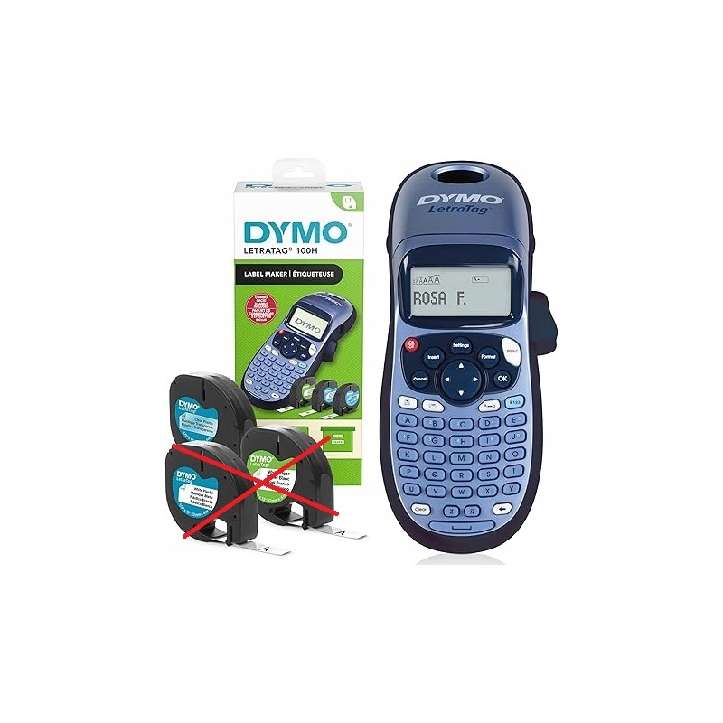 Outlet DRUKARKA ETYKIET DYMO LETRATAG LT-100H z TAŚMĄ
