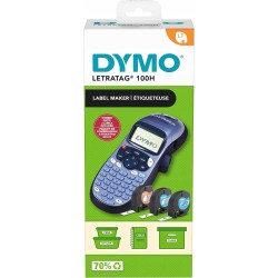 Outlet DRUKARKA ETYKIET DYMO LETRATAG LT-100H z TAŚMĄ