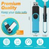 Outlet Pendrive USB Kepmem 2.0 4 GB składany 5 sztuk w opakowaniu kolorowe
