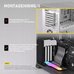 Outlet Pionowy Uchwyt Karty Graficznej RTX40 EZDIY-FAB PCIe 4.0 11.5cm 90°