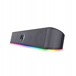Outlet GŁOŚNIK SOUNDBAR KOMPUTEROWY PC RGB LED 12W GAMINGOWY STEREO