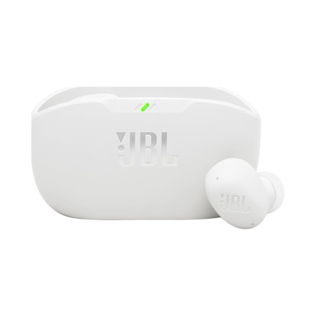 Outlet Słuchawki dokanałowe JBL Wave Buds 2 ANC wodoodporne biały PureBass