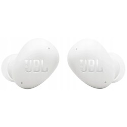 Outlet Słuchawki dokanałowe JBL Wave Buds 2 ANC wodoodporne biały PureBass