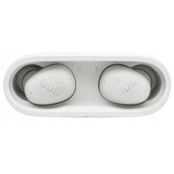 Outlet Słuchawki dokanałowe JBL Wave Buds 2 ANC wodoodporne biały PureBass