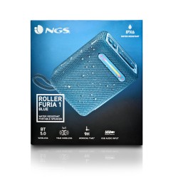 Outlet Głośnik Przenośny Bezprzewodowy NGS Roller Furia 1 BT 15 W Niebieski
