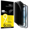 Outlet NEW'C Zestaw filtrów prywatyzujących do iPhone 15/16 Plus 6,7" 3szt