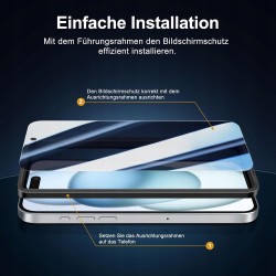Outlet NEW'C Zestaw filtrów prywatyzujących do iPhone 15/16 Plus 6,7" 3szt