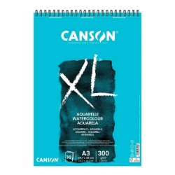 Outlet Blok do akwareli Canson A3 29,7x42cm 300g/m2 30 sztuk kartek Biały