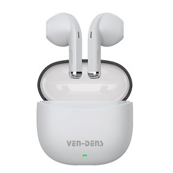 Outlet Ample Bezprzewodowe słuchawki douszne Bluetooth 5.2 - biały