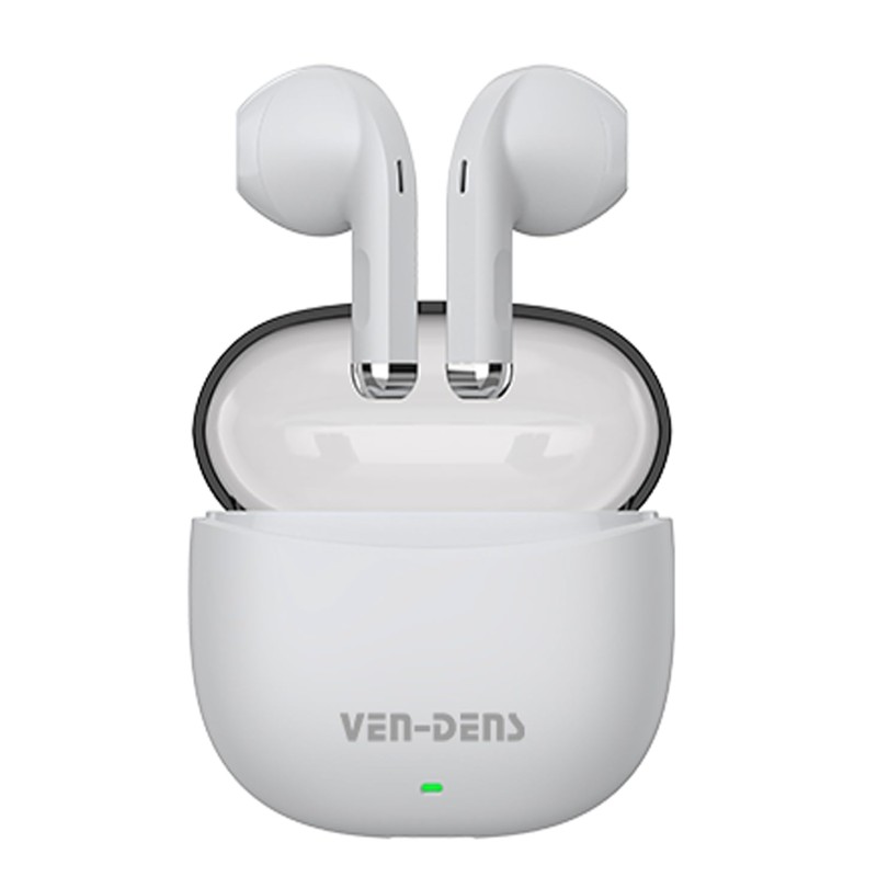 Outlet Ample Bezprzewodowe słuchawki douszne Bluetooth 5.2 - biały