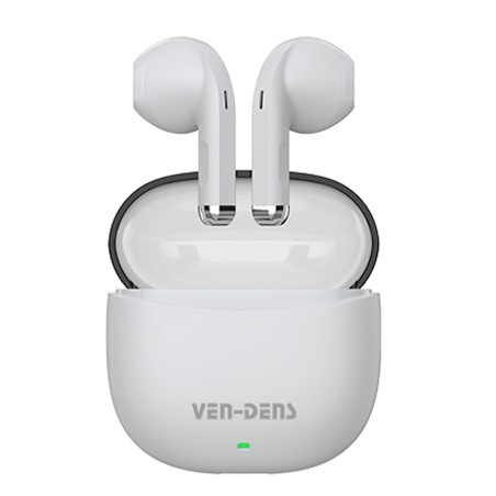 Outlet Ample Bezprzewodowe słuchawki douszne Bluetooth 5.2 - biały