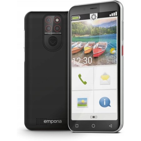 Outlet Smartfon Emporia SMART.5 mini 4 GB / 64 GB 4G (LTE) czarny