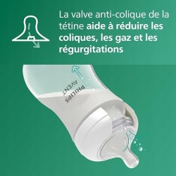 Philips Avent Natural szklana butelka do karmienia 240 ml Medium 3 3-6m