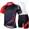 ZESTAW KOMPLET ROWEROWY ROZMIAR 2XL X-LABOR CZARNO-CZERWONY