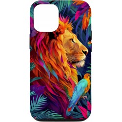 Outlet Etui na telefon iPhone 14 motyw tropikalny podwójna osłona TPU