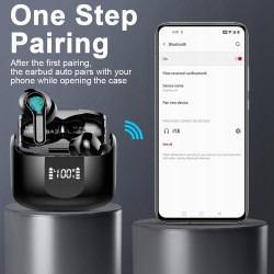 Outlet Słuchawki bezprzewodowe Ordtop i13 Bluetooth ENC IP7 czarne