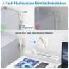 Outlet Listwa zasilająca 4 gniazda 4 USB A/C z przełącznikiem 3680W 1.8m