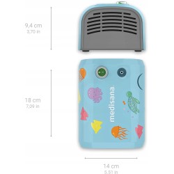 Outlet Medisana IN 165 Inhalator Nebulizator Kompresorowy z ustnikiem i