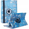 Outlet Xsltkby etui do iPad 10.2 7 8 9 gen obrotowe 360 Smart Cover kwiaty