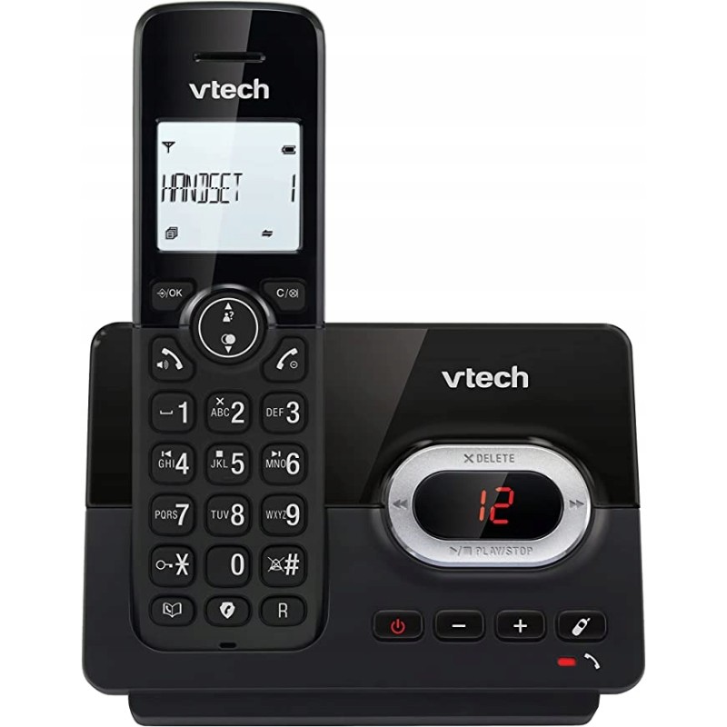 USZKODZONY Telefon bezprzewodowy Vtech CS2050 tryb głośnomówiący ekran 1.8"