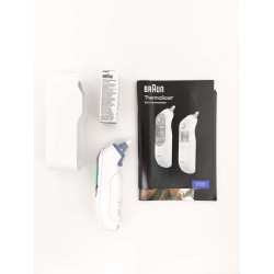 Outlet Braun IRT6520WE ThermoScan 7 Termometr douszny + 20 kapturków