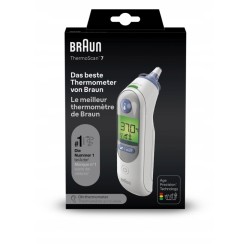 Outlet Braun IRT6520WE ThermoScan 7 Termometr Douszny + 19 kapturków