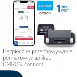 Outlet Omron Complete HEM-7530T-E3 BT Ciśnieniomierz Naramienny Czarny
