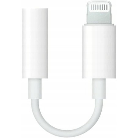 Outlet Przejściówka Lightning - mini Jack 3, 5 mm Apple biała