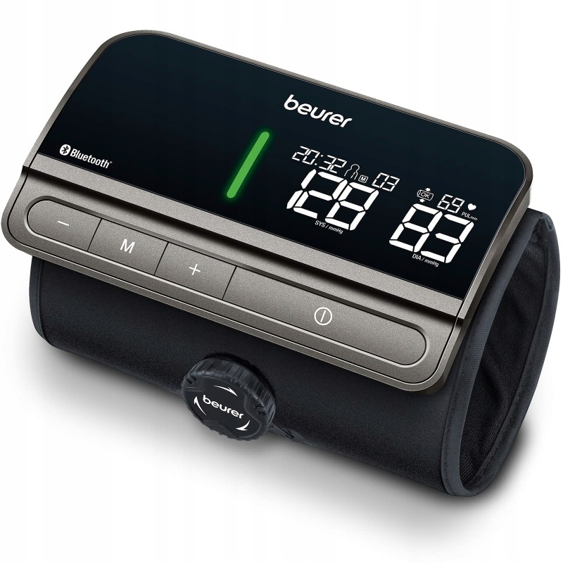 Ciśnieniomierz naramienny LED Beurer BM 81 easyLock Bluetooth Czarny