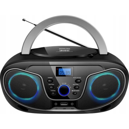 Outlet Radioodtwarzacz CD Fm Silva-Schneider 1901850 Mpc 19.4 czarny