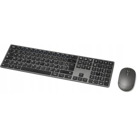 Outlet Zestaw klawiatura i myszka z adpaterem Amazon Basics AZERTY