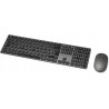 Outlet Zestaw klawiatura i myszka z adpaterem Amazon Basics AZERTY