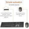 Outlet Zestaw klawiatura i myszka z adpaterem Amazon Basics AZERTY